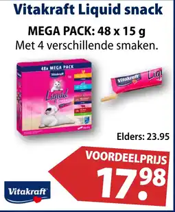 Huisdier Voordeelshop Vitakraft Liquid snack aanbieding