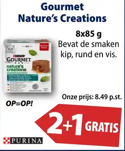 Huisdier Voordeelshop Gourmet Nature's Creations aanbieding