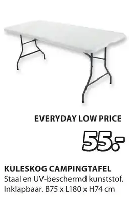 Jysk Kuleskog campingtafel aanbieding