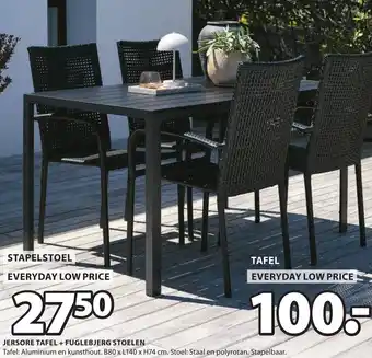 Jysk Jersore tafel aanbieding