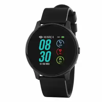 Lucardi Marea smartwatch met zwarte rubberen band B59006/1 aanbieding