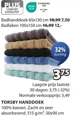 Jysk Torsby handdoek aanbieding
