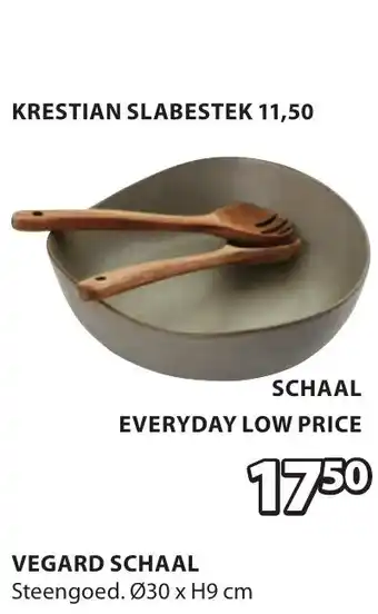 Jysk Vegard schaal aanbieding