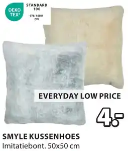 Jysk Smyle kussenhoes aanbieding