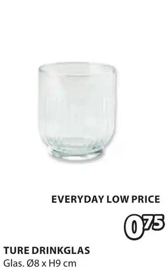 Jysk Ture drinkglas aanbieding