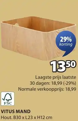 Jysk Vitus mand aanbieding