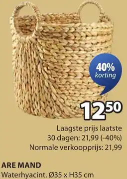 Jysk Are mand aanbieding