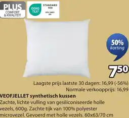 Jysk Veofjellet synthetisch kussen aanbieding