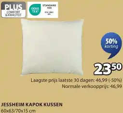 Jysk Jessheim kapok kussen aanbieding
