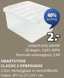 Jysk Smartstore classic 2 opbergbox aanbieding