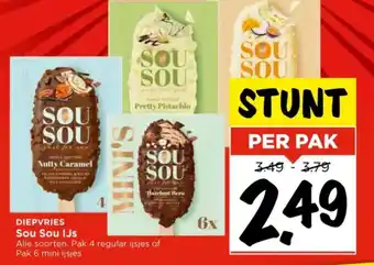 Vomar Voordeelmarkt Diepvries Sou Sou IJs aanbieding