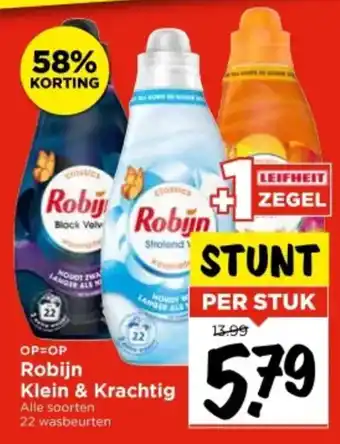 Vomar Voordeelmarkt Robijn Klein & Krachtig aanbieding