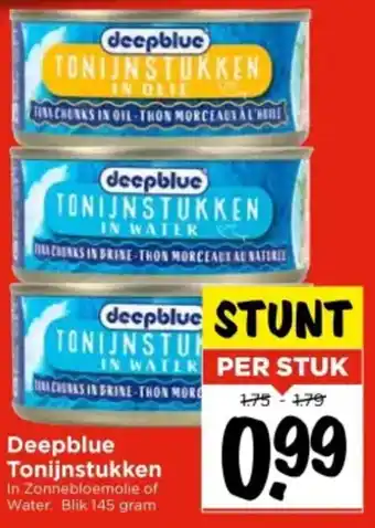 Vomar Voordeelmarkt Deepblue Tonijnstukken aanbieding