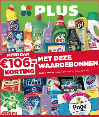 PLUS MET BLEEK AVEC JAVEL MEER DAN €106- KORTING aanbieding