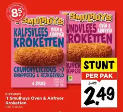 Vomar Voordeelmarkt 't Smulhuys Oven & Airfryer Kroketten aanbieding