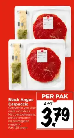 Vomar Voordeelmarkt Black Angus Carpaccio aanbieding