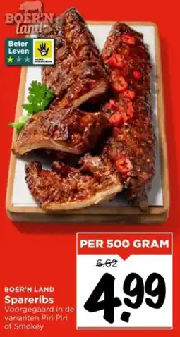 Vomar Voordeelmarkt Boer'n land Spareribs aanbieding
