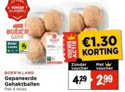 Vomar Voordeelmarkt Gepaneerde Gehaktballen aanbieding