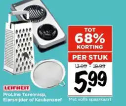 Vomar Voordeelmarkt ProLine Torenrasp,Elersnijder of Keukenzeef aanbieding