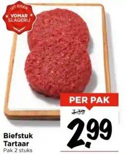 Vomar Voordeelmarkt Biefstuk Tartaar aanbieding