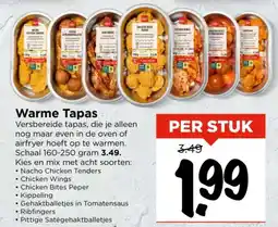 Vomar Voordeelmarkt Warme Tapas aanbieding