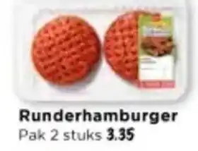 Vomar Voordeelmarkt Runderhamburger aanbieding