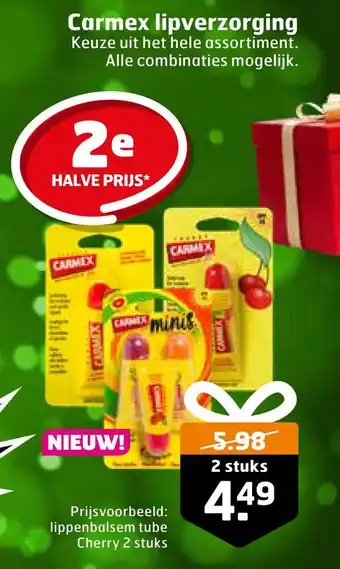 Trekpleister Carmex Lipverzorging aanbieding