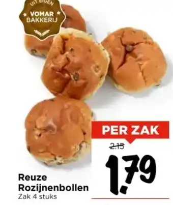 Vomar Voordeelmarkt Reuze Rozijnenbollen aanbieding