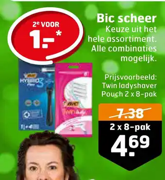 Trekpleister Bic scheer aanbieding