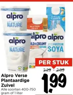 Vomar Voordeelmarkt Alpro Verse Plantaardige Zuivel aanbieding