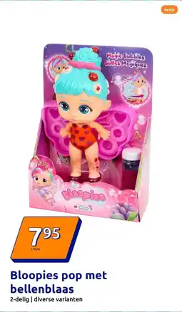 Action Bloopies pop met bellenblaas aanbieding