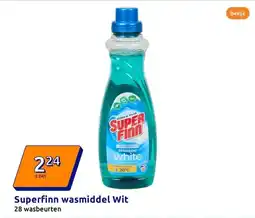Action Superfinn wasmiddel Wit aanbieding
