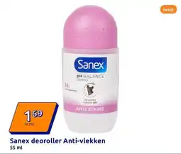 Action Sanex deoroller Anti-vlekken aanbieding