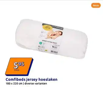 Action Comfibeds jersey hoeslaken aanbieding