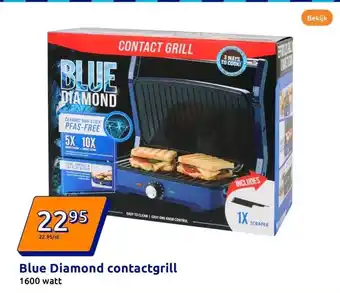 Action Blue Diamond contactgrill aanbieding