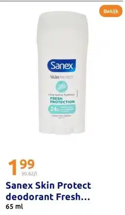 Action Sanex Skin Protect deodorant Fresh Protection aanbieding