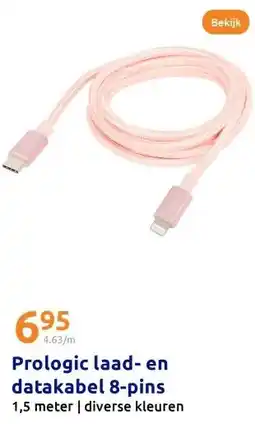 Action Prologic laad- en datakabel 8-pins aanbieding