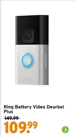 GAMMA Ring Battery Video Deurbel Plus aanbieding