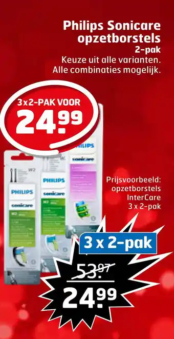 Trekpleister Philips Sonicare opzetborstels aanbieding