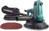 Bol.com VONROC Schuurmachine – 750W – Ø180MM – Plafond & Muur – Incl. slang & stofopvangzak aanbieding