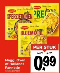 Vomar Voordeelmarkt Maggi Oven of Hollands Pannetje aanbieding