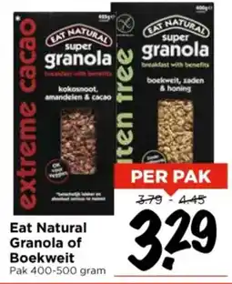 Vomar Voordeelmarkt Eat Natural Granola of Boekweit aanbieding