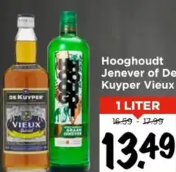 Vomar Voordeelmarkt Hooghoudt Jenever of De Kuyper Vieux aanbieding