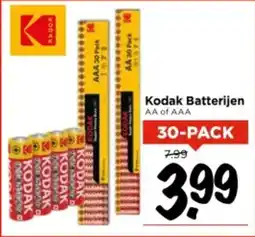 Vomar Voordeelmarkt Kodak Batterijen aanbieding