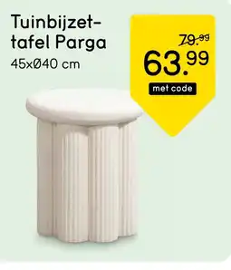 Leen Bakker Tuinbijzet tafel Parga aanbieding