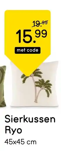 Leen Bakker Sierkussen Ryo aanbieding