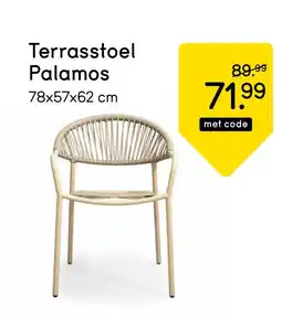 Leen Bakker Terrasstoel Palamos aanbieding