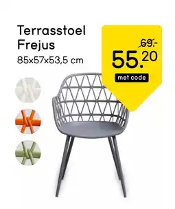 Leen Bakker Terrasstoel Frejus aanbieding