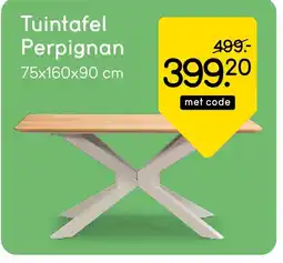 Leen Bakker Tuintafel Perpignan aanbieding
