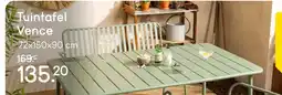 Leen Bakker Tuintafel Vence aanbieding